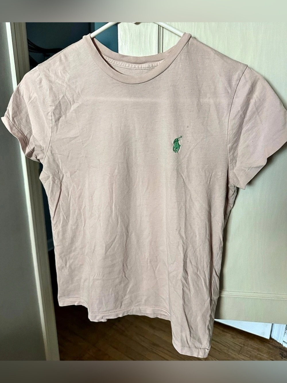 Polo Ralph Lauren Cotton Short-Sleeve Crewneck Tee Pink XS
